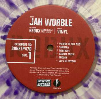 2LP Jah Wobble: Redux (Anthology | 1981 - 2015) LTD | CLR