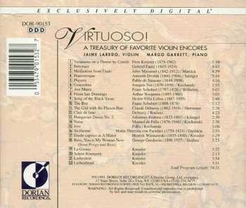 CD Jaime Laredo: Virtuoso (Treasury Of Favorite Violin Encores)