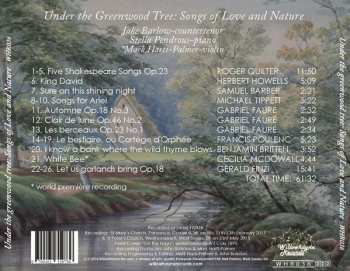 CD Jake Barlow: Under The Greenwood Tree: Songs Of Love And Nature