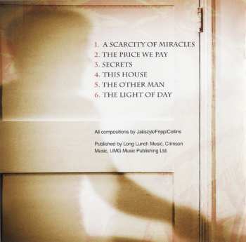 CD Jakko M. Jakszyk: A Scarcity Of Miracles (A King Crimson ProjeKct)