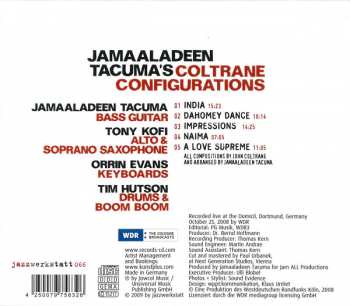 CD Jamaaladeen Tacuma: Jamaaladeen Tacuma's Coltrane Configurations