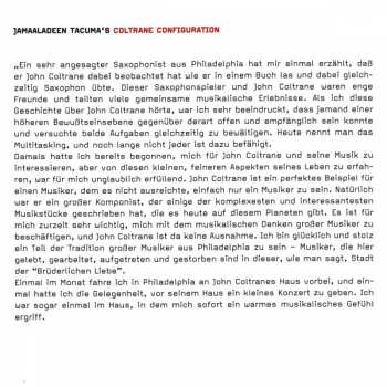 CD Jamaaladeen Tacuma: Jamaaladeen Tacuma's Coltrane Configurations