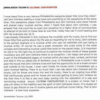CD Jamaaladeen Tacuma: Jamaaladeen Tacuma's Coltrane Configurations
