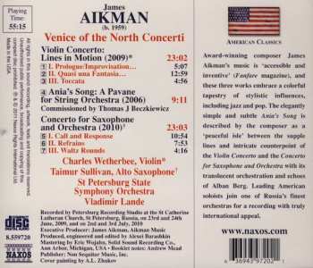 CD Vladimir Lande: Venice Of The North Concerti (Violin Concerto • Saxophone Concerto • Ania's Song)