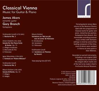 CD James Akers: Classical Vienna (Music For Guitar & Piano)