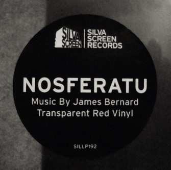 2LP James Bernard: Nosferatu A Symphony Of Horrors (1922) - Original Soundtrack Recording CLR