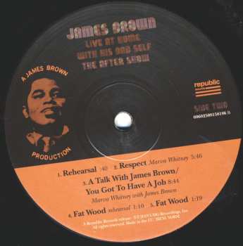 LP James Brown: Live At Home With His Bad Self (The After Show) LTD