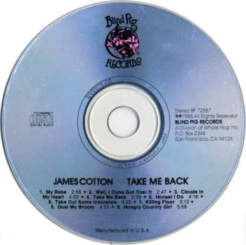 CD James Cotton: Take Me Back