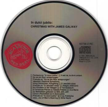 CD James Galway: In Dulci Jubilo Christmas With James Galway And The Regensburger Domspatzen