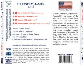 CD James J. Hartway: Imaginary Creatures / Scenes From A Marriage