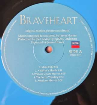 2LP The London Symphony Orchestra: Braveheart (Original Motion Picture Soundtrack) CLR | LTD