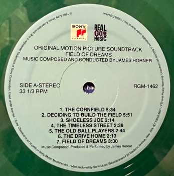 LP James Horner: Field Of Dreams (Original Motion Picture Soundtrack) CLR