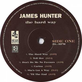 LP James Hunter: The Hard Way LTD