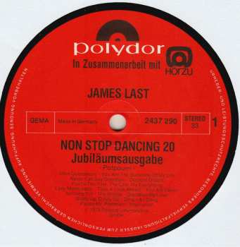 2LP James Last: Non Stop Dancing 20 • Jubiläums-Ausgabe