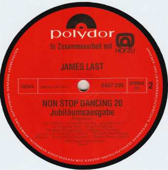 2LP James Last: Non Stop Dancing 20 • Jubiläums-Ausgabe