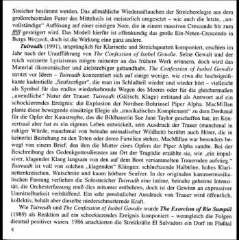CD Osmo Vänskä: The Confession Of Isobel Gowdie • Tuireadh • The Exorcism Of Rio Sumpúl