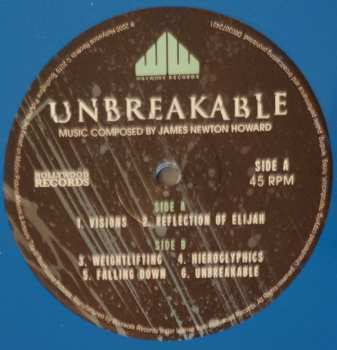 2LP James Newton Howard: Unbreakable (Original Motion Picture Score) CLR