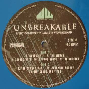2LP James Newton Howard: Unbreakable (Original Motion Picture Score) CLR
