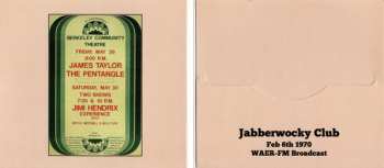 CD James Taylor: Audio Radiance - Jabberwocky Club, Feb 6th 1970 WAER-FM Broadcast