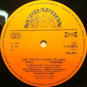 LP Emil Viklický: Together / Spolu