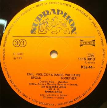 LP Emil Viklický: Together / Spolu