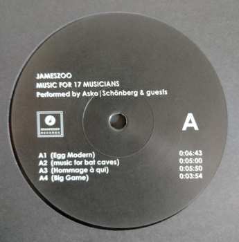 LP Jameszoo:  Music For 17 Musicians
