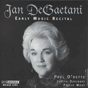 Album Paul O'Dette: Early Music Recital