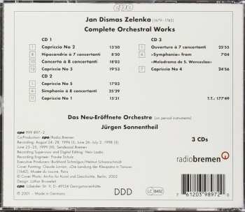 3CD/Doos Jan Dismas Zelenka: Complete Orchestral Works