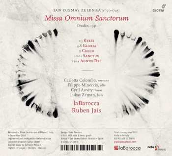CD Jan Dismas Zelenka: Missa Omnium Sanctorum (Dresden, 1741)