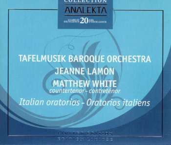 CD Jan Dismas Zelenka: Tafelmusik-ensemble - Italian Oratorios