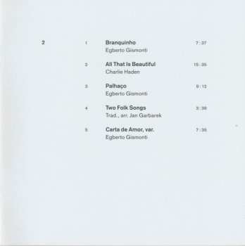 2CD Charlie Haden: Carta De Amor