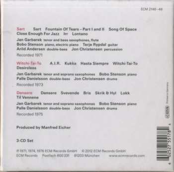 3CD/Doos Jan Garbarek: Dansere