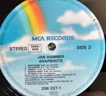 LP Jan Hammer: Snapshots