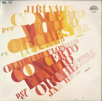 Koncert Pro Flétnu A Komorní Orchestr, Koncert Pro Housle A Orchestr