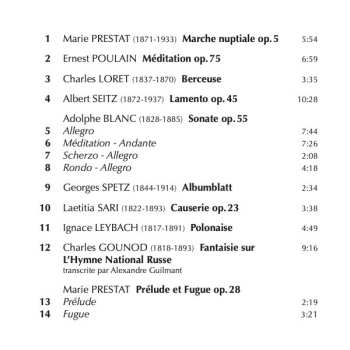 CD Ernst Breidenbach: À la Française: Duos Der Französischen Romantik Für Kunstharmonium & Klavier