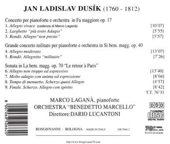 CD Jan Ladislav Dusík: Dusik: Concerto Op. 17, Concerto Op. 40, Sonata Op. 70