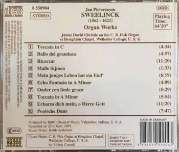CD Jan Pieterszoon Sweelinck: Organ Works