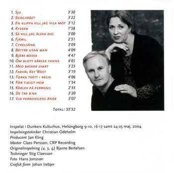 CD Jan Sigurd: Så Vill Jag Älska Dig - Anna-Mia Barwe Sjunger Sånger Av Jan Sigurd