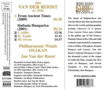 CD Jan Van Der Roost: From Ancient Times, Sinfonia Hungarica