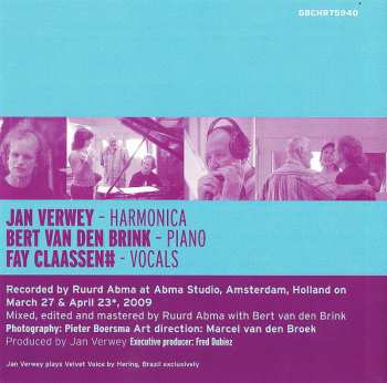 CD Jan Verwey: Standards & Other Pieces - Jan Verwey Meets Bert Van Den Brink