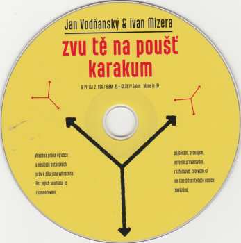 CD Jan Vodňanský: Zvu Tě Na Poušť Karakum DIGI