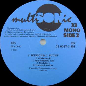LP Jiří Suchý: Lucerna'77