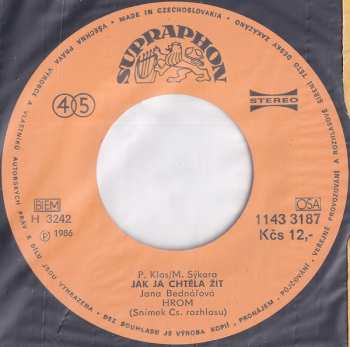 SP Jana Bednářová: Tak Si Tedy Zpívám • Jak Já Chtěla Žít