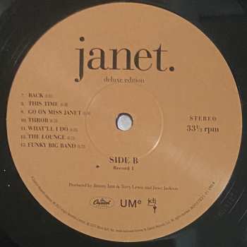3LP Janet Jackson: Janet. DLX | LTD