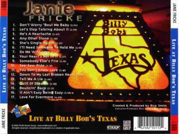 CD Janie Fricke: Live At Billy Bob's Texas