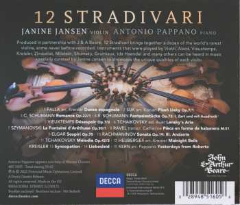 CD Antonio Pappano: 12 Stradivari