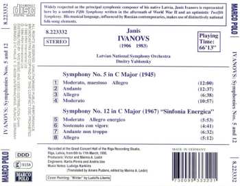 CD Dmitry Yablonsky: Symphonies Nos. 5 And 12