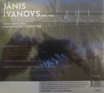 CD Sinfonietta Rīga: Sinfonietta / Poema Luttuoso / Symphony No. 14 (Sinfonia Da Camera)