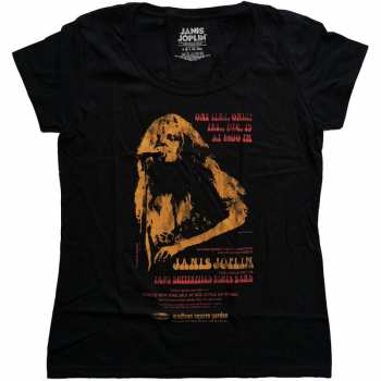 Merch Janis Joplin: Dames T-shirt Madison Square Garden 