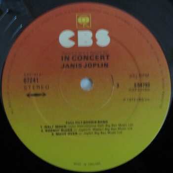 2LP Janis Joplin: Joplin In Concert